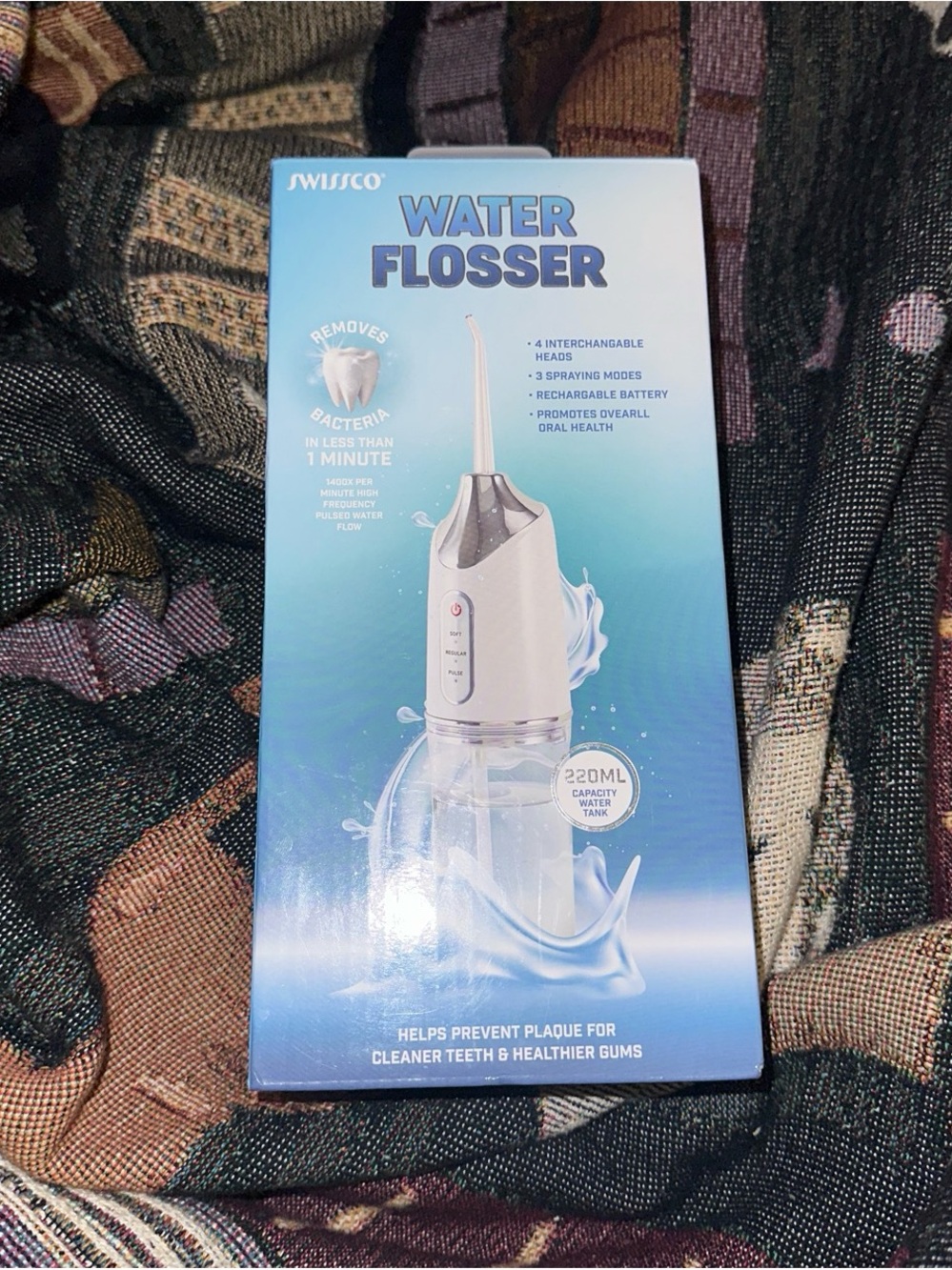 SWISSCO Water Flosser - White/Silver